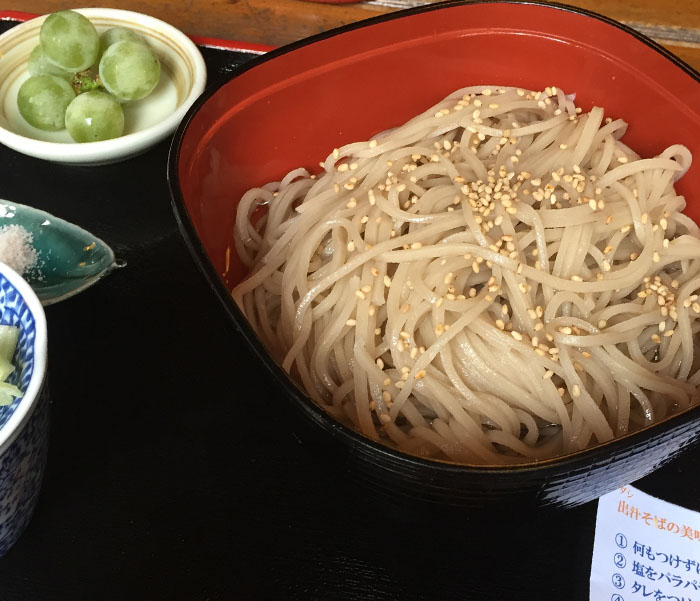 小諸城の中のお蕎麦屋さん
