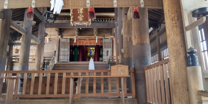 吉備津神社　国宝指定の拝殿