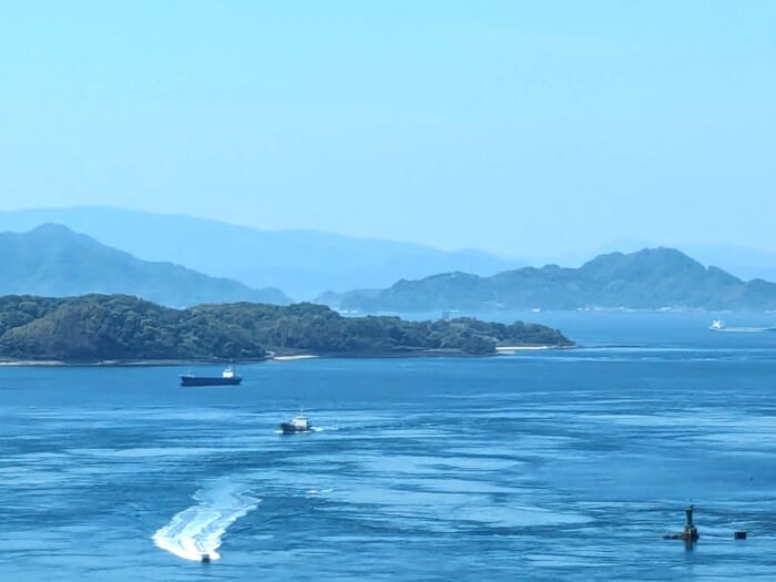 日本三大急潮のひとつ来島海峡