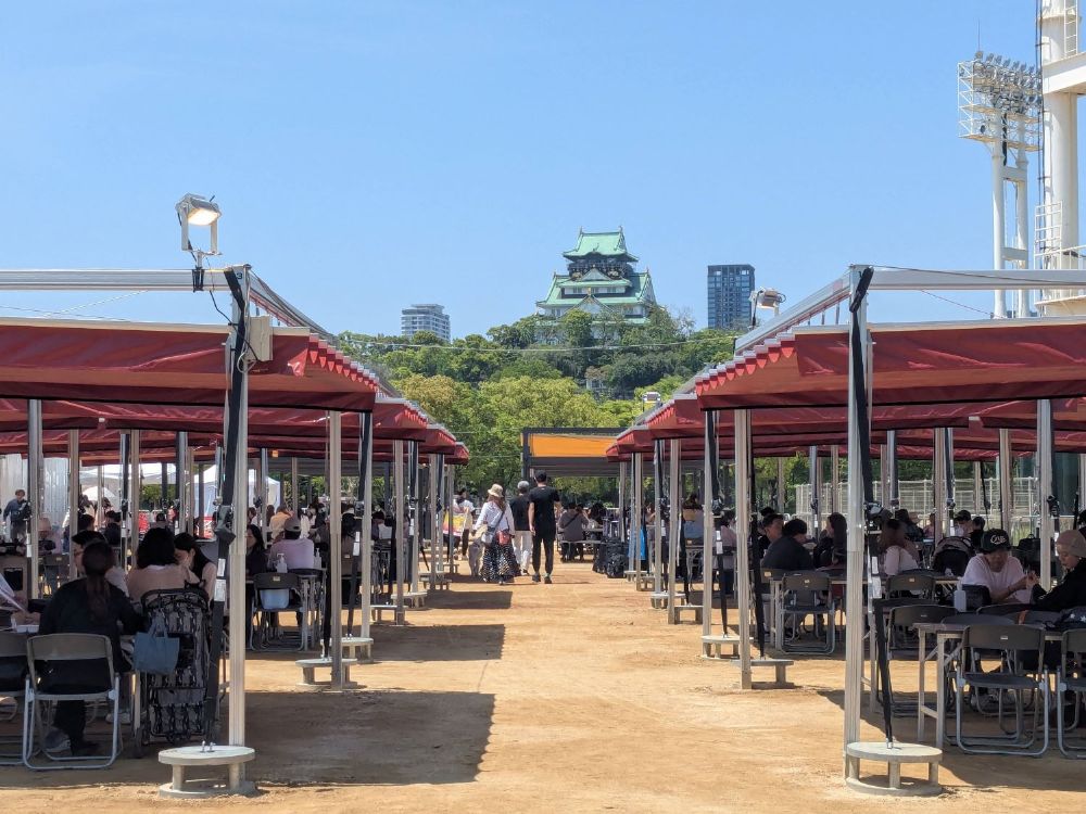 万博連動で半年間毎日開催！ あの名店も！ 大阪城公園「大阪グルメEXPO2025」