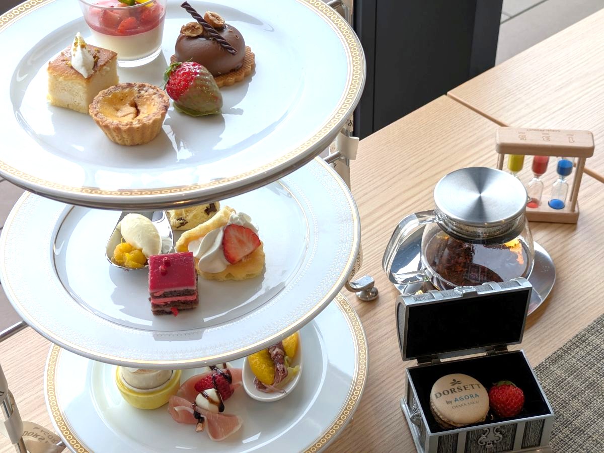 お仕事帰りの時間もOK！ 難波から10分のホテルで「ベイサイドアフタヌーンティー」